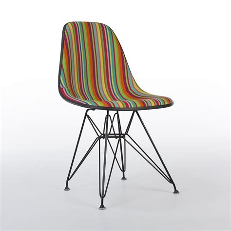 A great group of vintage herman miller product photographs, of authentic eames chairs and more. Vintage Eames Eiffel Chair With Miller Stripe Alexander ...