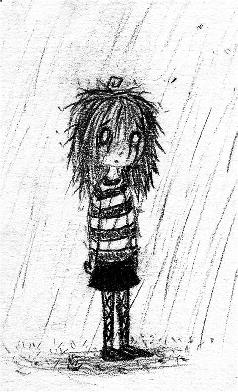 Girl Crying In The Rain By Conflagrationkid On Deviantart