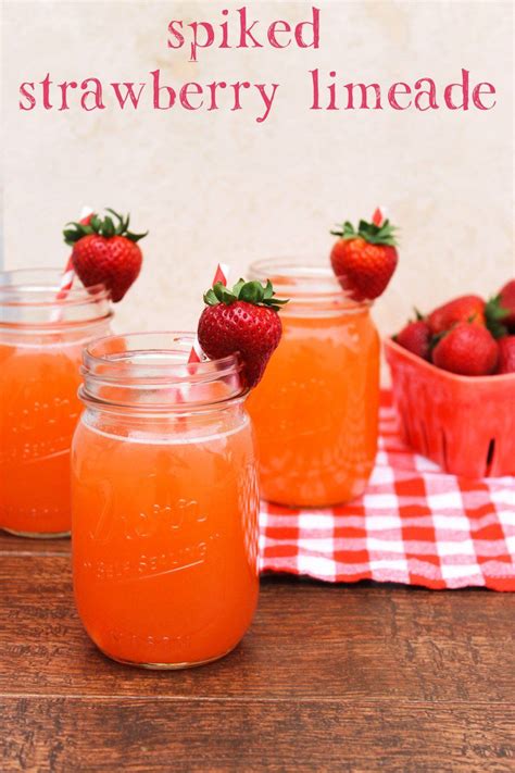 Cool and refreshing, limeade is the perfect treat for a hot, summer day. This spiked strawberry limeade is the perfect summer ...