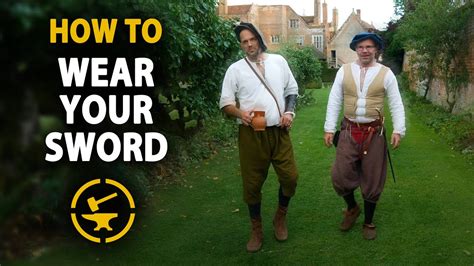 How To Wear Your Sword Youtube