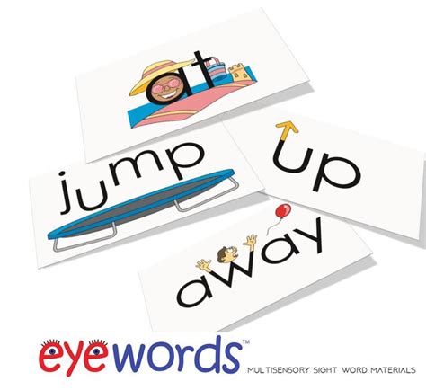Sight Words Eyewords Multisensory 1 50 Teaching Cards Sight Word