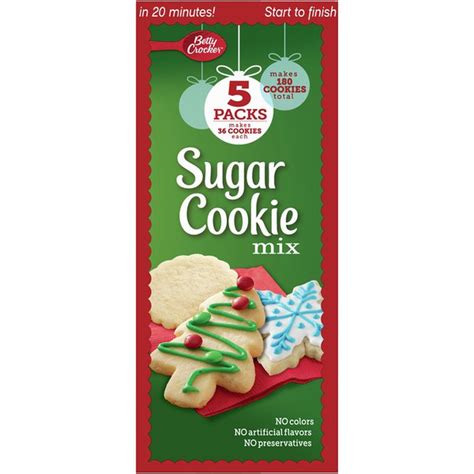 Betty Crocker Sugar Cookie Mix 5 Pack 5 Each Instacart