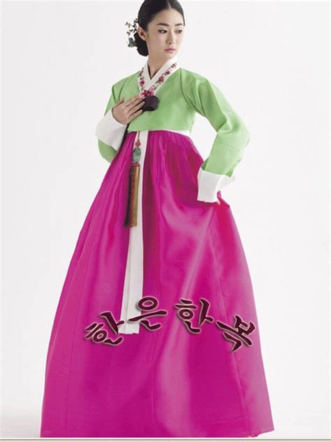Hanbok Korean Traditional Dress Custom Made Hanbok Women Korean High Waist Hanbok Dress Korean