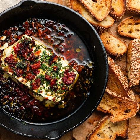 Baked Feta Cheese With Sun Dried Tomatoes Lindsey Eats
