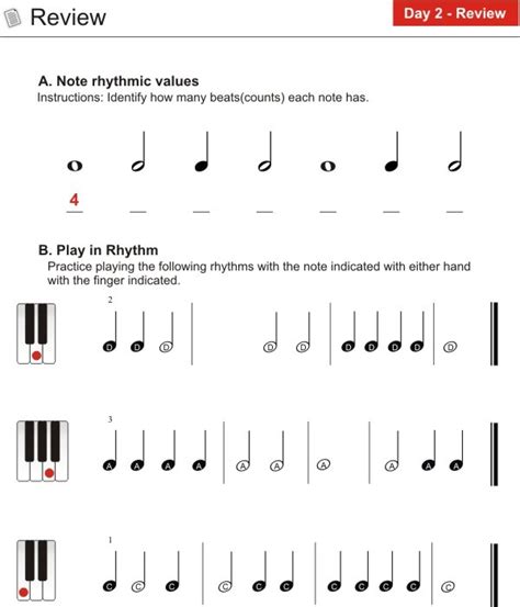 Music Note Recognition Worksheet