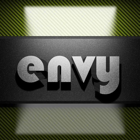 Envy Word Of Iron On Carbon 7610834 Stock Photo At Vecteezy