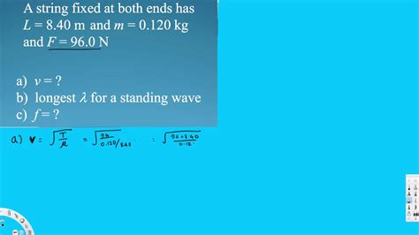 Mechanical Waves Examples 4 Physics Youtube