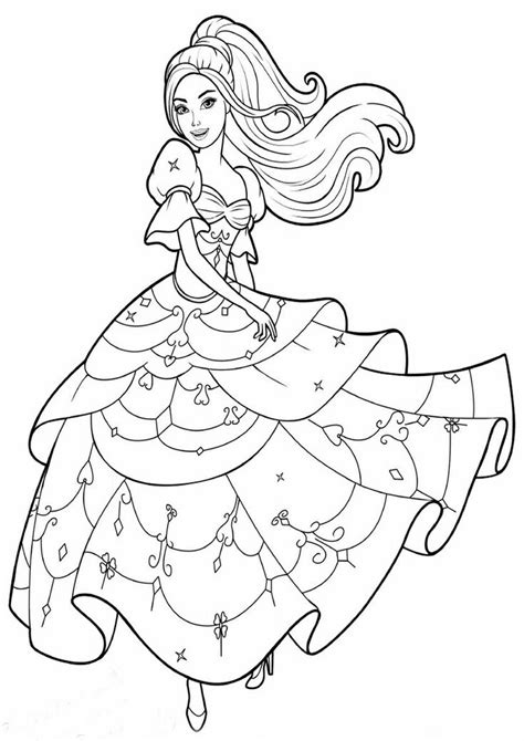 Dance Coloring Pages Barbie Coloring Pages Fairy Coloring Pages Coloring Pages For Girls