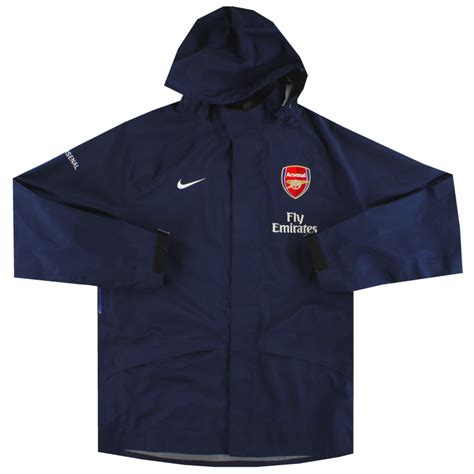 2009 10 Arsenal Nike Clima Fit 레인 재킷 Xl