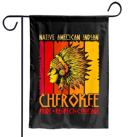 Native American Indian Cherokee Garden Flags