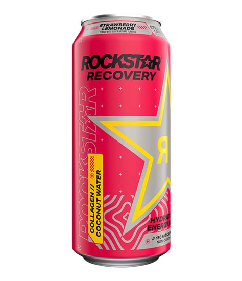 Rockstar Energy Drink Recovery Strawberry Lemonade