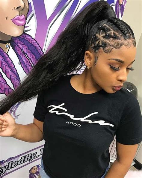 39 Trendy Weave Ponytails Hairstyles For Black Women To Copy Weave