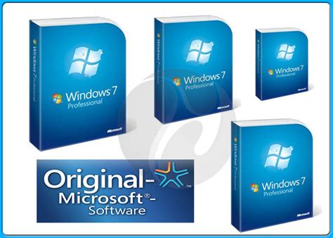 English Fpp Original Microsoft Windows 7 Professional Retail Box 32and64 Bit