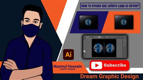 How To Make Circle Logo With Letter Bangla Tutorial Letters In