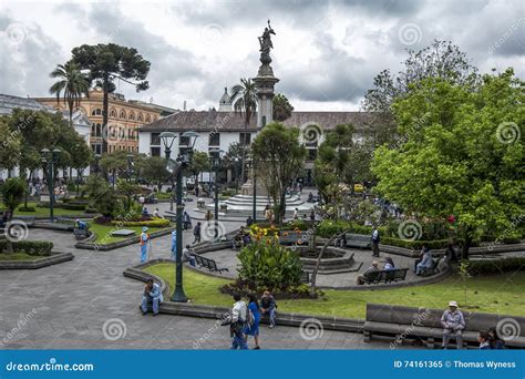 Independence Square In Quito In Ecuador Editorial Image Image Of