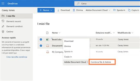 Utilizzo Di Adobe Document Cloud PDF Experience For Office Su SharePoint E OneDrive