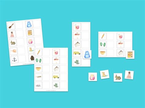 Things That Go Together Toddler Matching Game Montessori Etsy