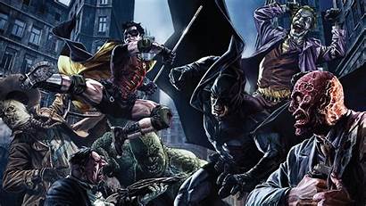 Batman Villains Dc Wallpapers Robin Fighting Comics