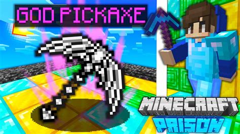 Creating The Best God Pickaxe On The Server Minecraft Prison