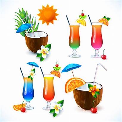 Coconut Clipart Cocktails Vector Graphics Drinks Clip