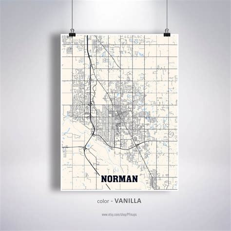 Oklahoma Elevation Map Printable Map Of Norman Ok Printable Maps