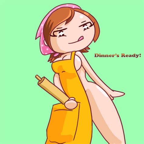 Rule 34 Apron Big Breasts Breasts Cooking Mama Headscarf Mob Face