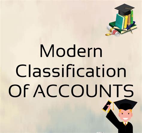 Modern Classification Of Accounts Accountancy