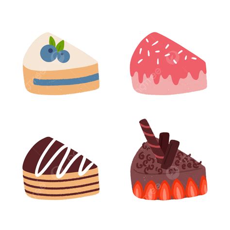 Cakes And Desserts Hd Transparent Cute Slice Of Cakes Dessert