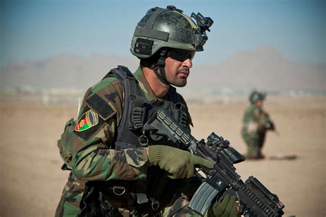 A Commando With 9th Special Operations Kandak Afghan Nara And Dvids