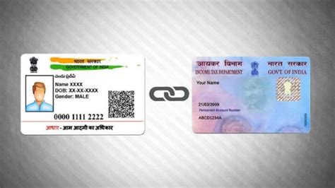 Pan Card Aadhaar Card Link Aadhaar To Pan Link Status Photos