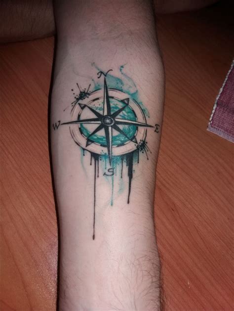 Watercolor Tattoo Compass Watercolor Compass Tattoo Compass Tattoo My