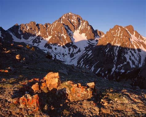 Sneffels Alpenglow San Juan Mountains Colorado Mountain
