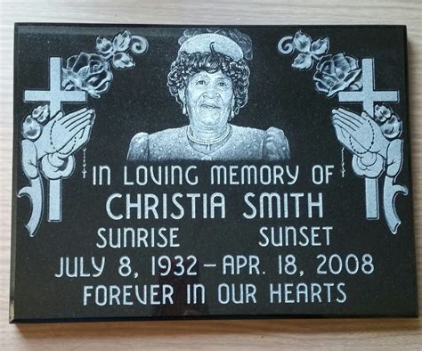 Plaques and Flat Markers | Lasting Tributes Monuments