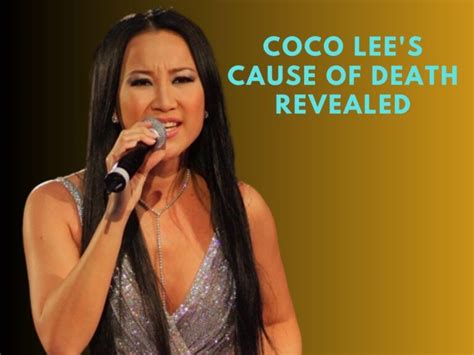 What Was Coco Lee Cause Of Death Was It Suicide What Was Coco Lee