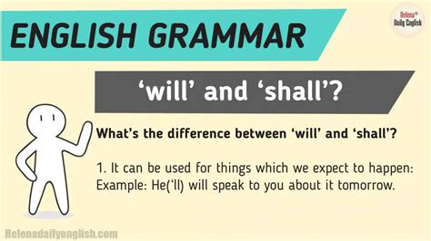 Whats The Difference Between ‘will And ‘shall