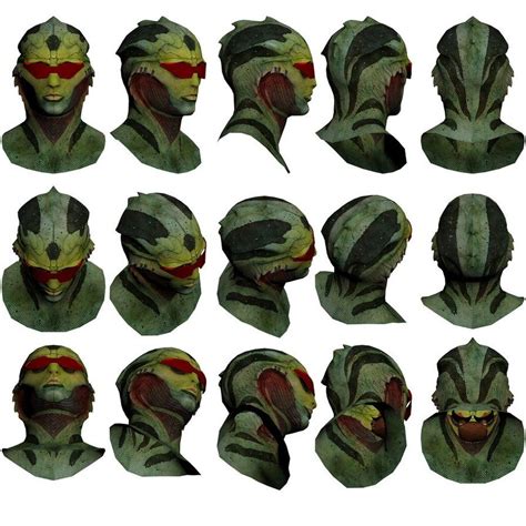 Mass Effect 2 Thane Head Reference By Troodon80 On Deviantart In 2021