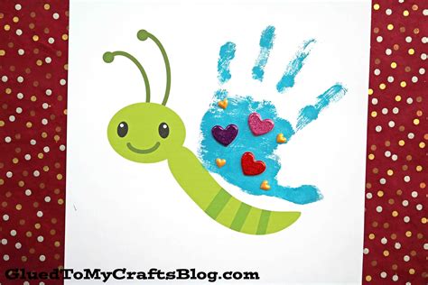 Handprint Butterfly Keepsake Spring Kid Craft Idea