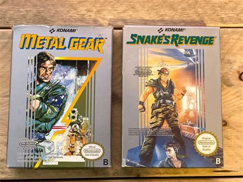 Nintendo Nes Metal Gear And Metal Gear Snakes Revenge 2 Catawiki