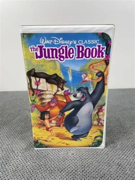 Walt Disneys The Jungle Book Vhs 1991 Black Diamond Edition Classic