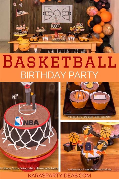 Does your little one love painting, coloring, making sculptures or drawing? Basketball Birthday Party | Ball birthday parties ...