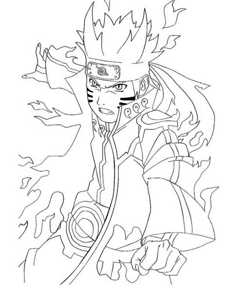 Naruto Shippuden Coloring Pages Greatestcoloringbook Com