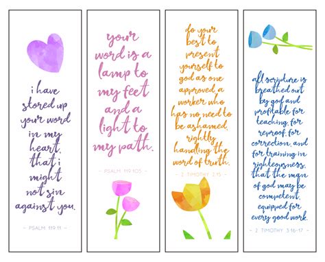 These free printable sets include bible verse coloring pages, bible verse worksheets, bible verse visuals and copywork. 8 Best Printable Bible Verse Bookmarks - printablee.com