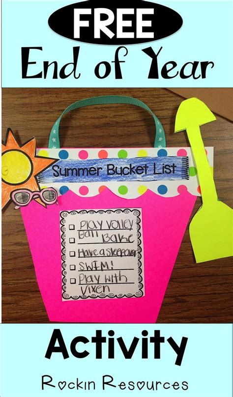 5 out of 5 stars (4,625) sale price $5.39 $ 5.39 $ 8.99 original price $8.99 (40% off) add to favorites bucket list journal. Fun craft activity for the end of the year. Create a ...
