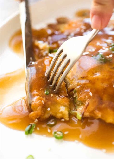 Learn a bit of history behind egg foo yung, this famous chinese dish, as well as tips for making the tastiest and fluffiest chinese omelet. Egg Foo Young (Chinese Omelette) | RecipeTin Eats