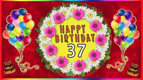 37th Birthday Images  Greetings Cards For Age 37 Years