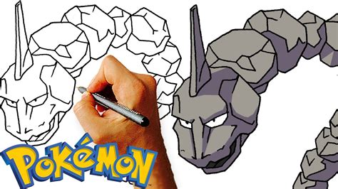 How To Draw Onix Pokemon Art Lesson For Kids Youtube