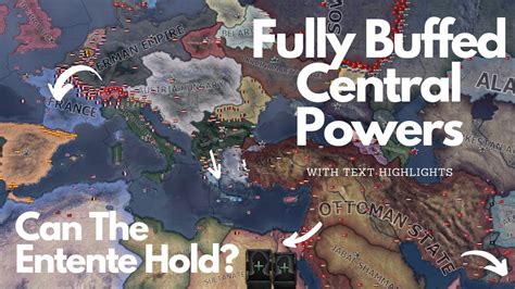 Fully Buffed Central Powers Great War Redux HOI4 Timelapse YouTube