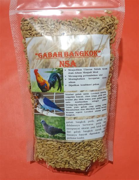 Gabah bangkok Makanan Burung dan Ayam NSA | Lazada Indonesia