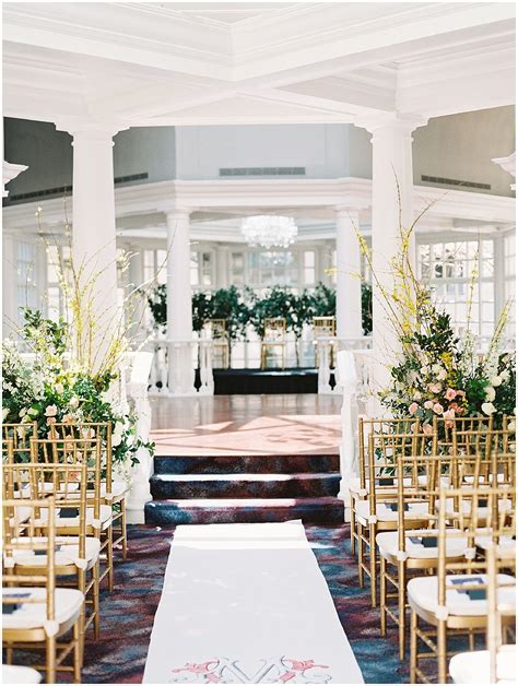 Wedding Ceremony In The Fairmont Washington Dc Colonnade With Custom