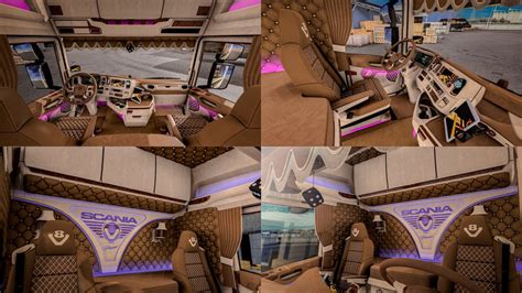 Ets Scania S Holland Style Highline Cabin Nterior Scs